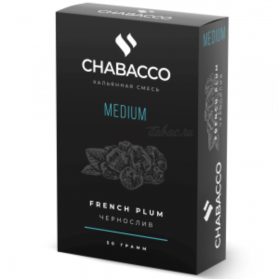 картинка Chabacco Medium – French Plum 50 гр. от магазина BigSmoke