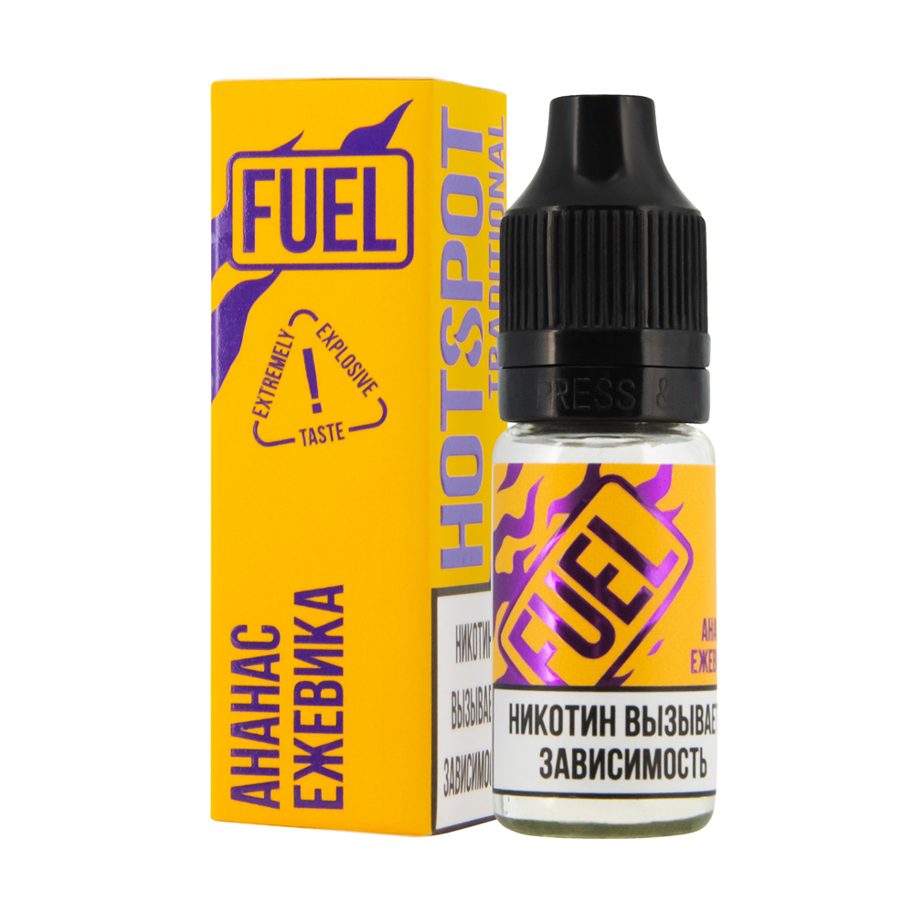 картинка Жидкость Hotspot Traditional Fues 10 ml (6) - Ананас Ежевика от магазина BigSmoke