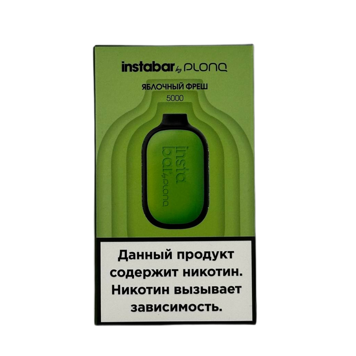 картинка Instabar By PLONQ 5000 - Яблочный Фреш от магазина BigSmoke