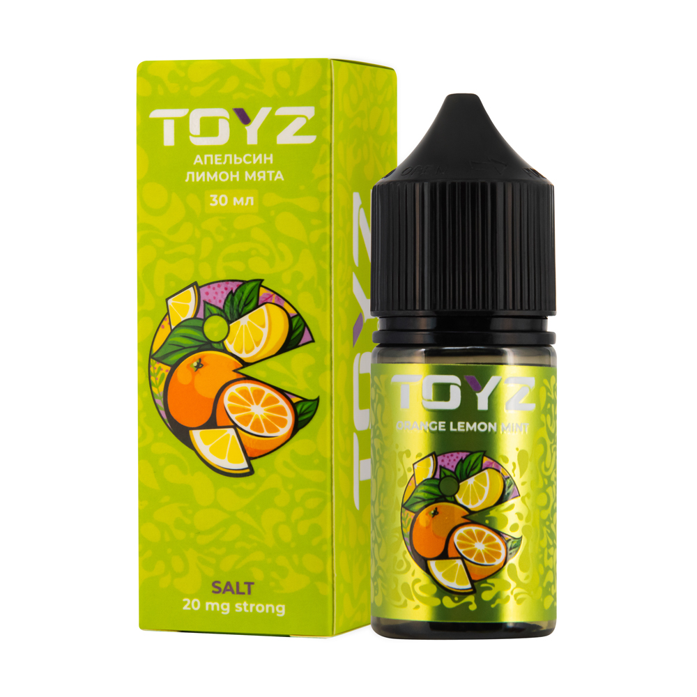 картинка Жидкость Toyz Orange, lemon and mint 20 Strong мг/мл 30 мл от магазина BigSmoke