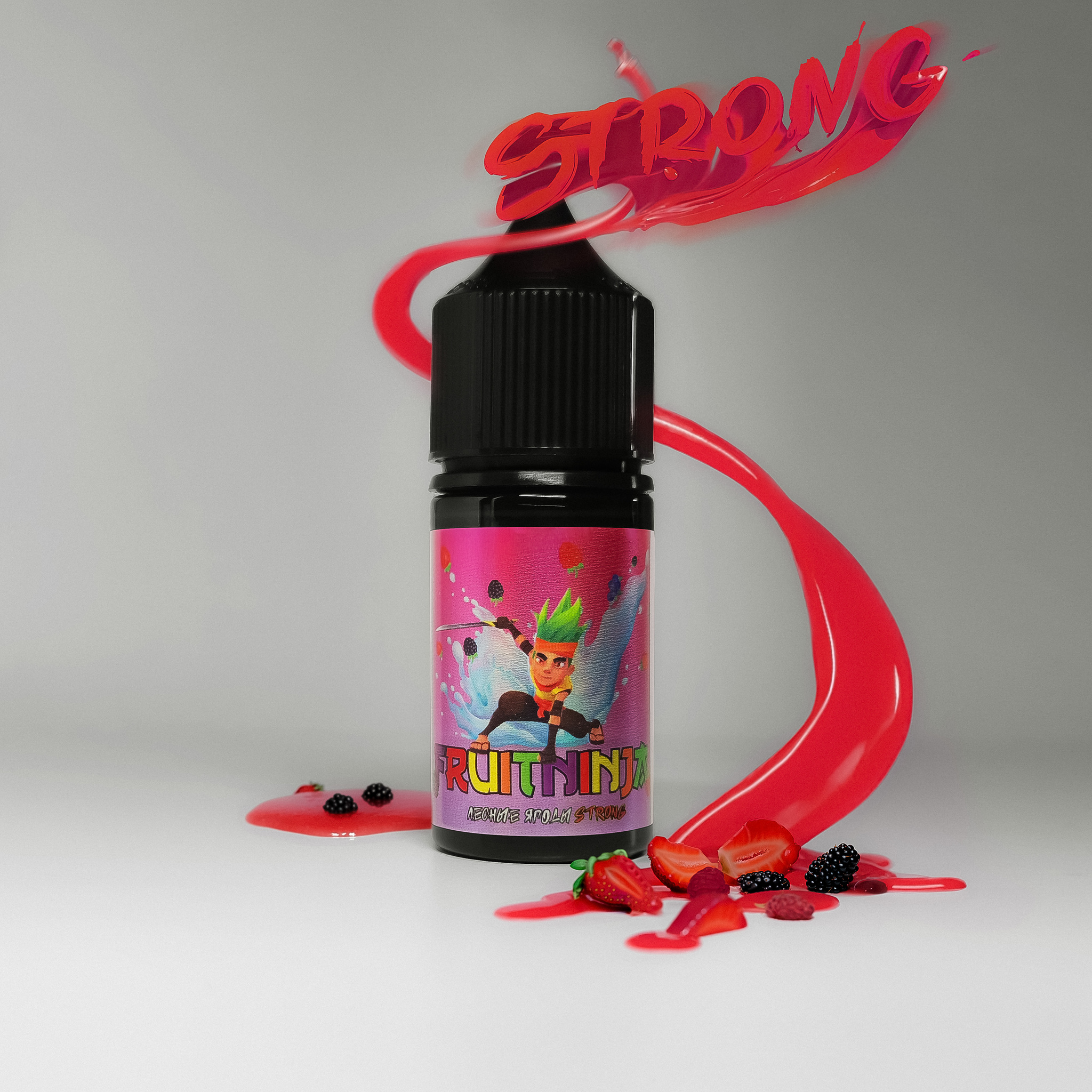 картинка Жидкость Fruit Ninja Strong - Лесные ягоды от магазина BigSmoke