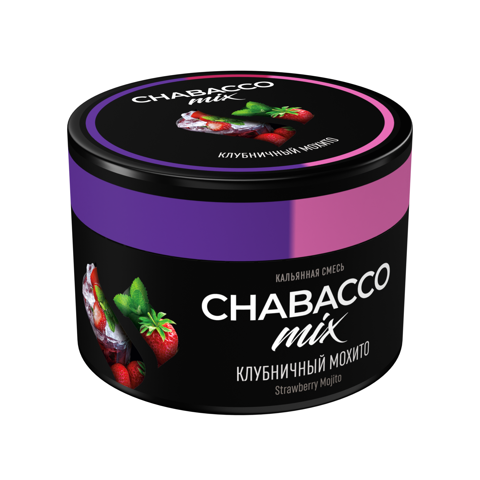 картинка Chabacco Mix Medium - Strawberry Mojito 40 гр. от магазина BigSmoke