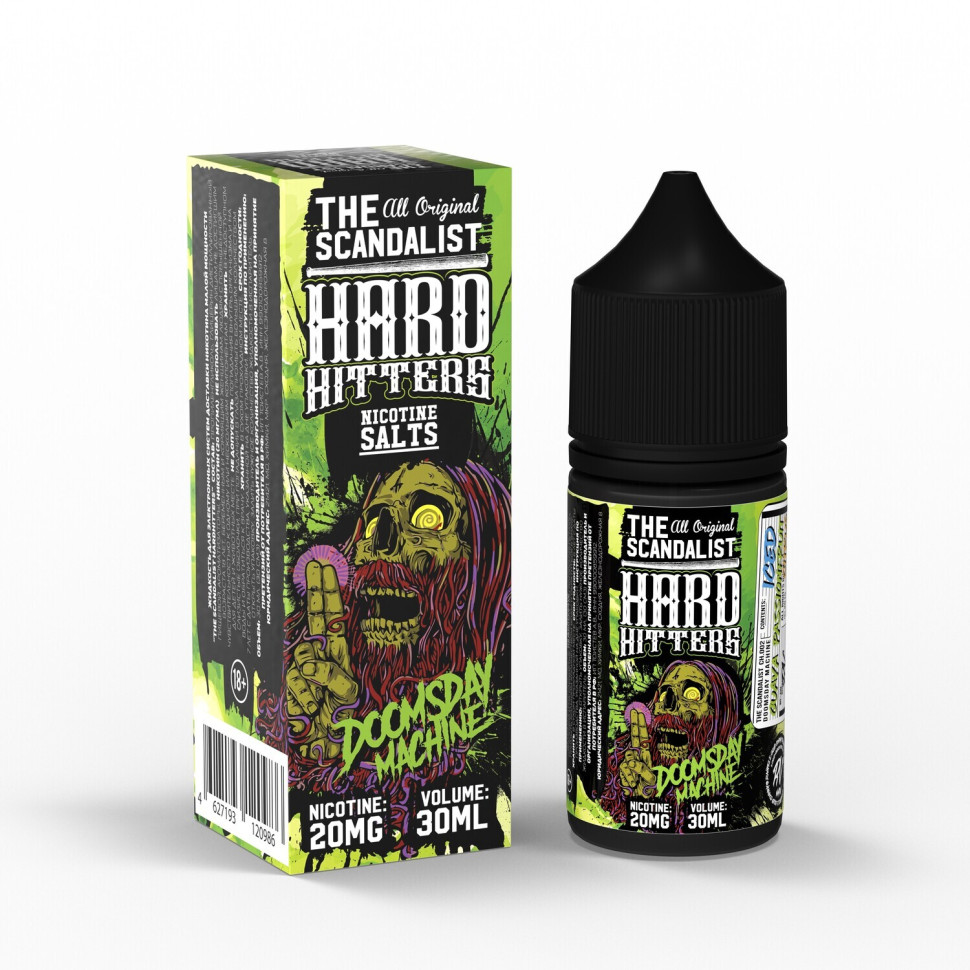 картинка The Scandalist Hardhitters 30 мл 20 Strong - Doomsday Machine от магазина BigSmoke