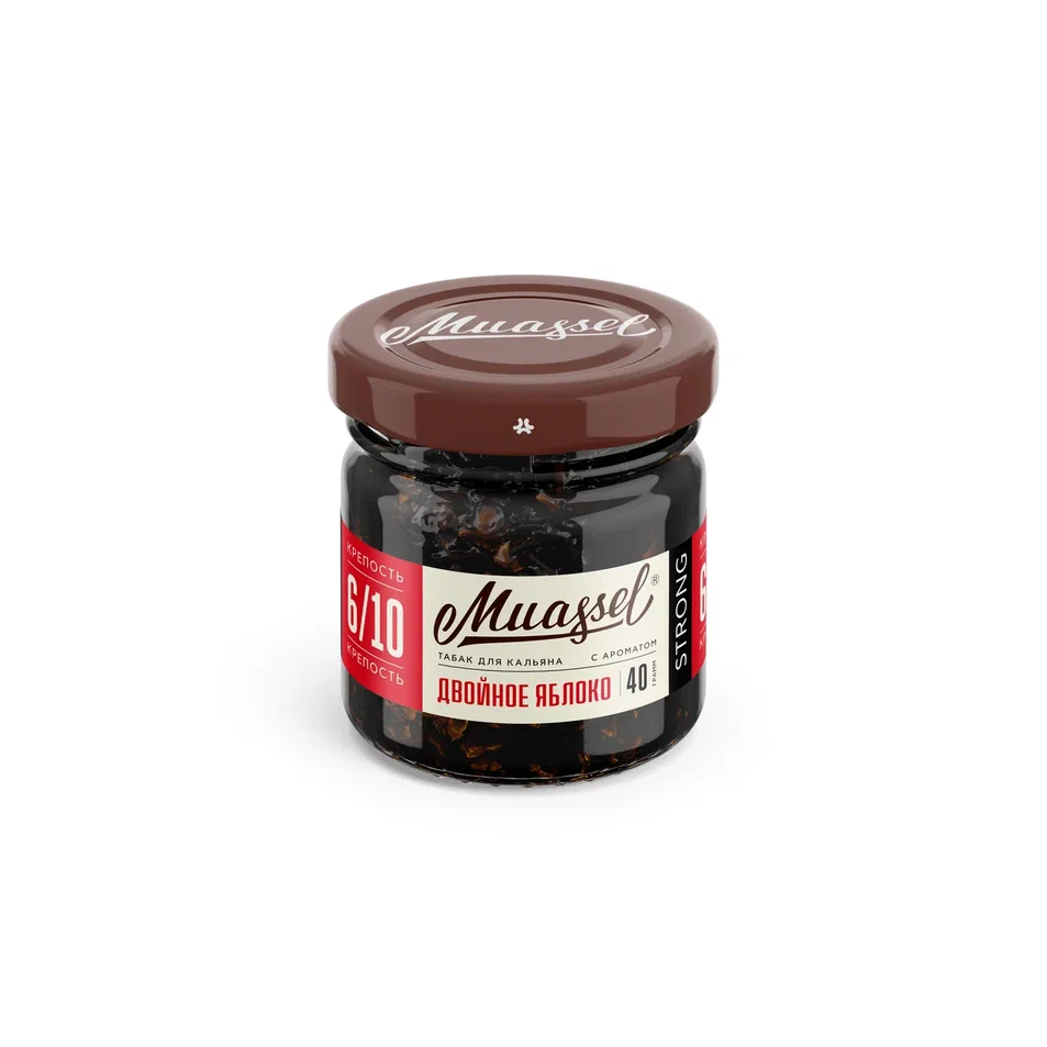 картинка Табак Muassel 6/10 - Двойное Яблоко 40гр. от магазина BigSmoke