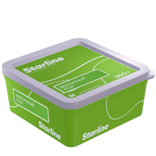картинка Табак Starline - Яблочный сок 250 гр. от магазина BigSmoke