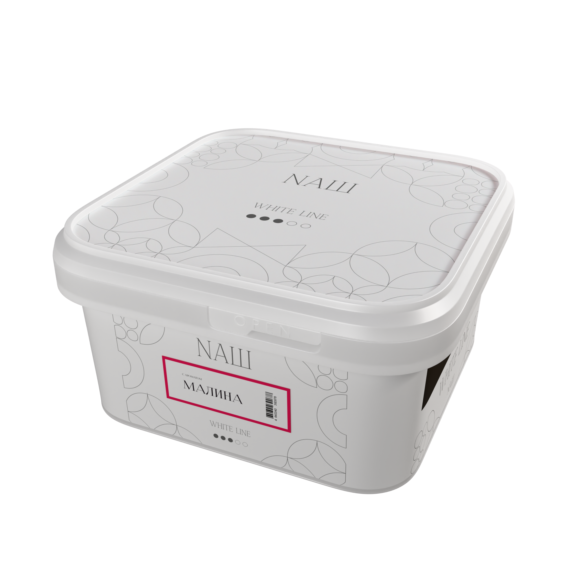 картинка Табак НАШ White - Малина 200 гр. от магазина BigSmoke