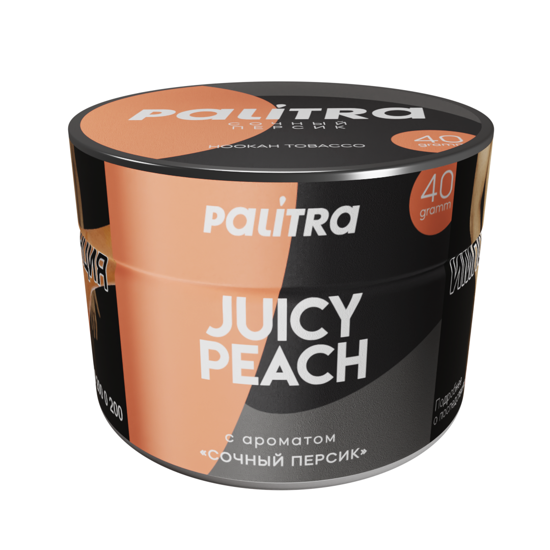 картинка Табак Palitra - Juicy Peach (Сочный Персик) 40 гр. от магазина BigSmoke