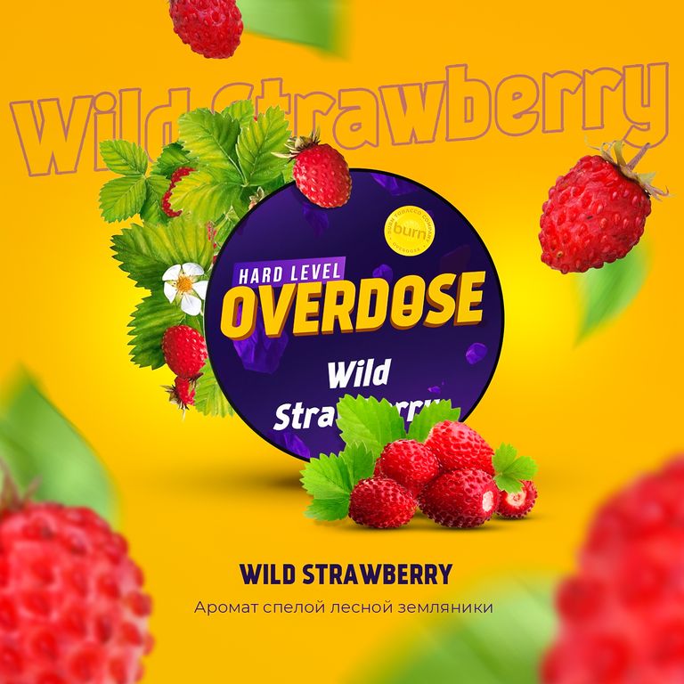 картинка Табак Overdose - Wild Strawberry 100 гр. от магазина BigSmoke