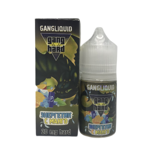картинка Жидкость GANG HARD 30ml 2% - Энергетик Манго от магазина BigSmoke