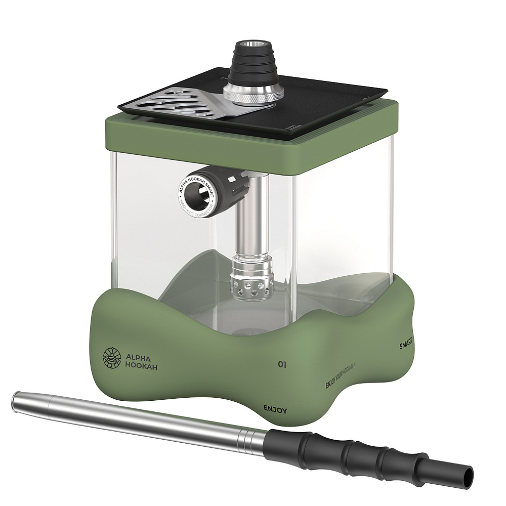 картинка Кальян Alpha Hookah Smart Bubble Green от магазина BigSmoke