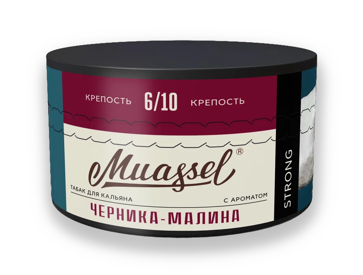 картинка Табак Muassel 6/10 - Черника Малина 200гр. от магазина BigSmoke