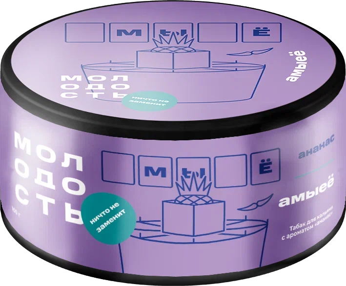 картинка Табак Молодость - АМЫЕЁ (Ананас) 100 гр. от магазина BigSmoke