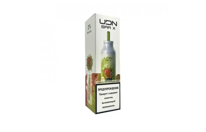 картинка UDN Bar 7000 - Strawberry Kiwi от магазина BigSmoke