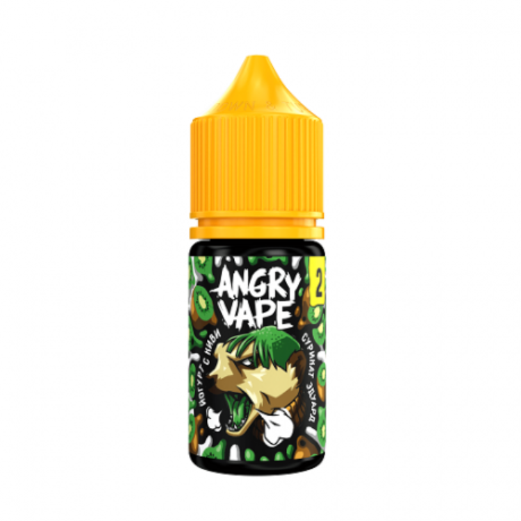 картинка Angry Vape Strong 30 мл. 20 мг. - Сурикат Эдуард (Йогурт с Киви) от магазина BigSmoke