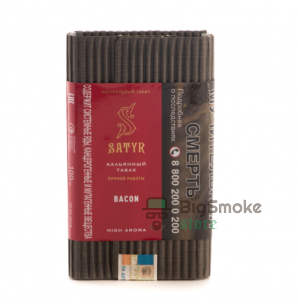картинка Табак Satyr - Bacon (Бекон) 100 гр. от магазина BigSmoke