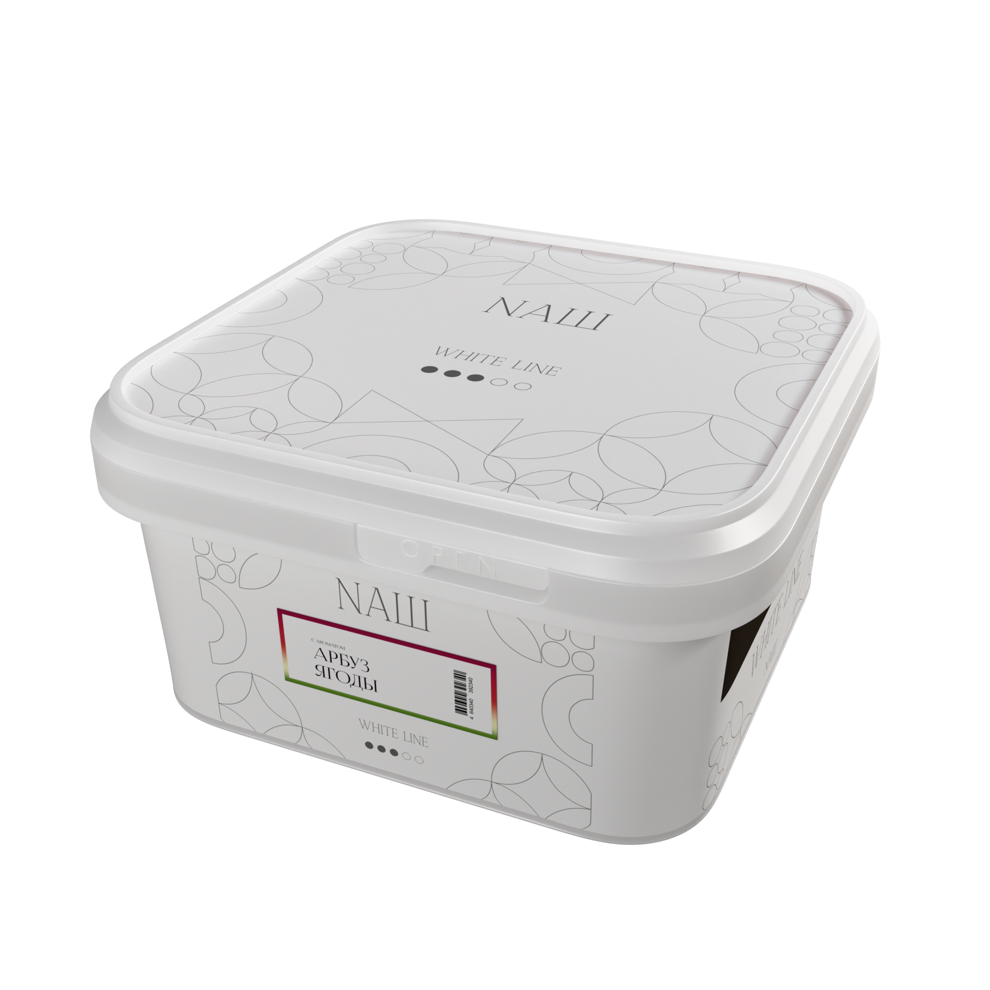 картинка Табак НАШ White - Арбуз Ягоды 200 гр. от магазина BigSmoke