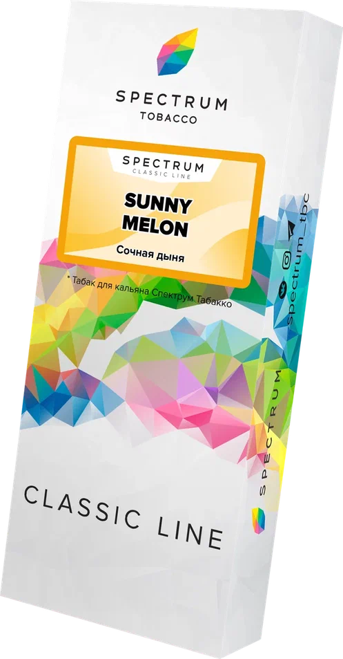 картинка Табак Spectrum Classic - Sunny Melon 100 гр. от магазина BigSmoke