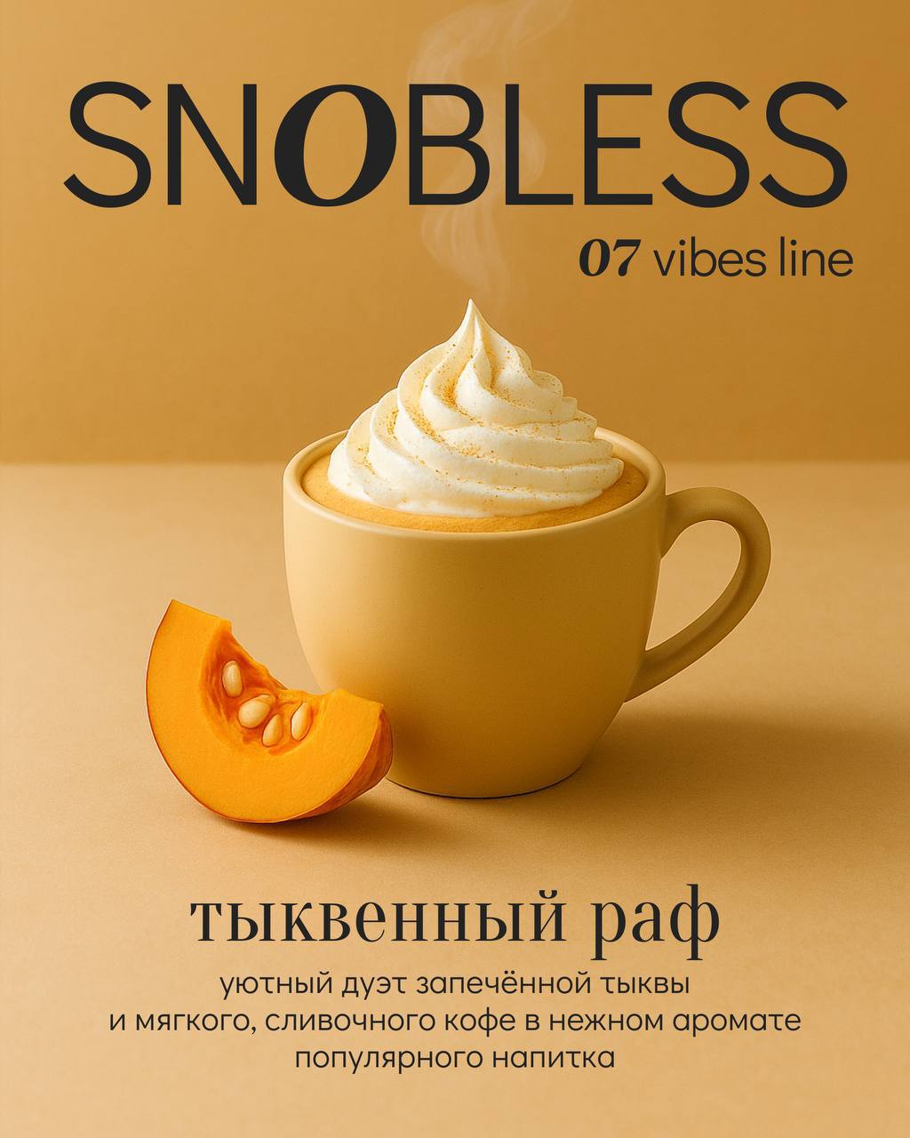картинка Табак Snobless - Pumpkin Raf Coffee 100 гр. от магазина BigSmoke