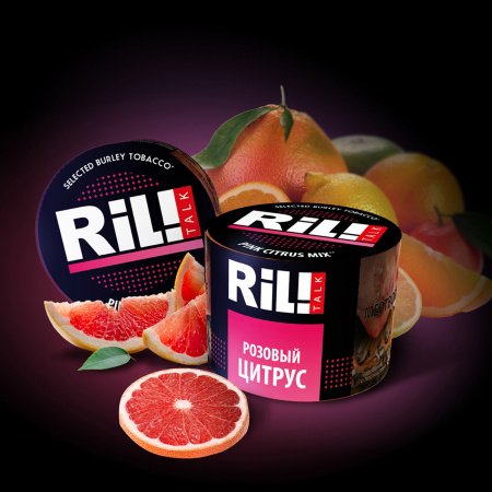 картинка Табак Rili Talk - Розовый Цитрус 40 гр. от магазина BigSmoke