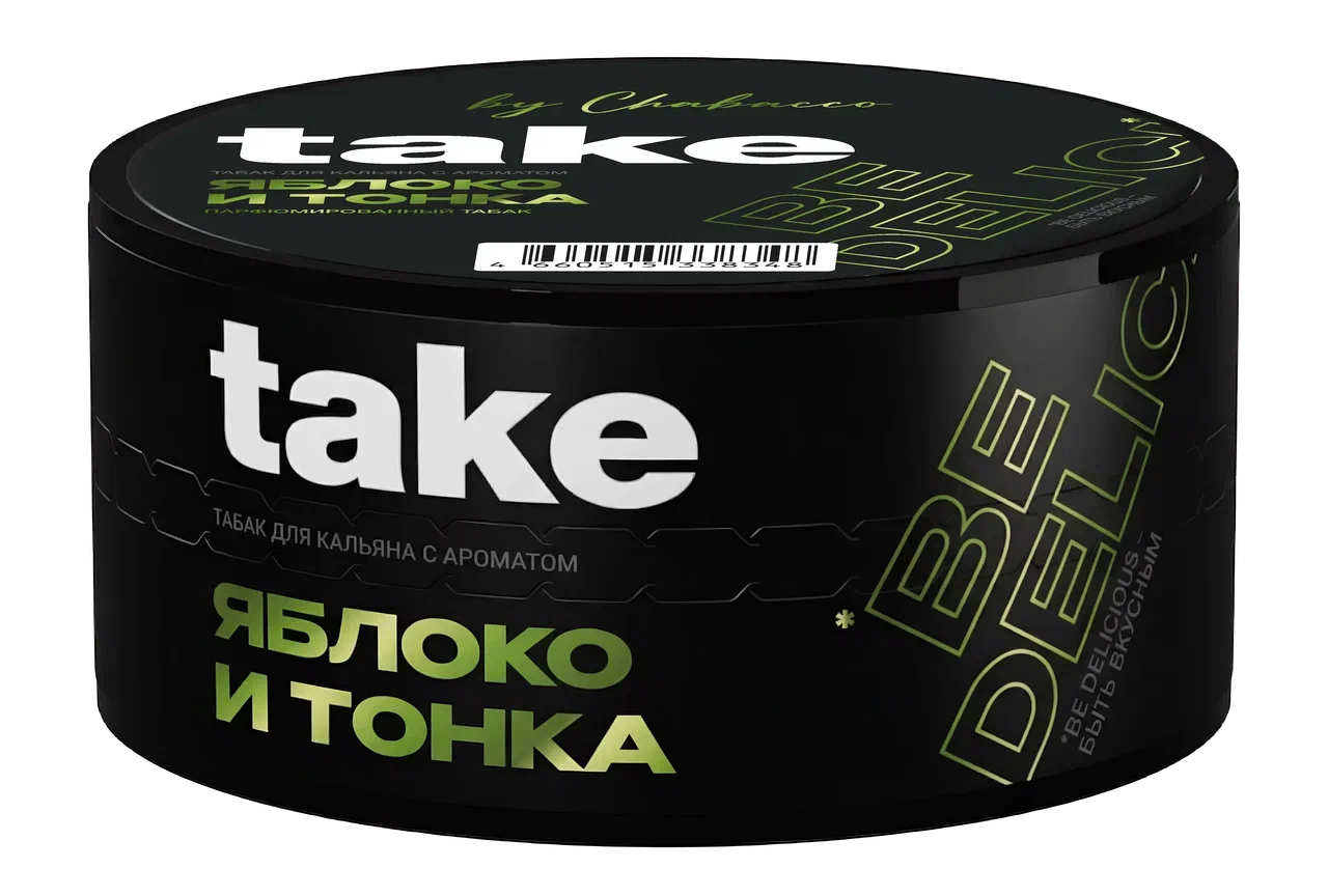 картинка Табак Take - Be Delicious (Яблоко и Тонка) 25 гр. от магазина BigSmoke