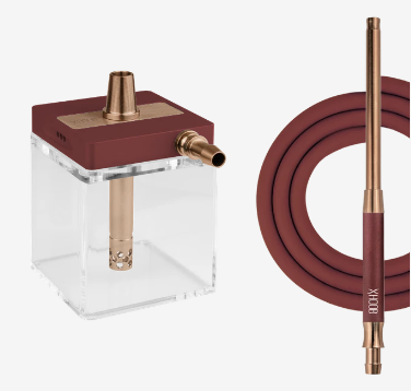 картинка Кальян Hoob - SubAtom Wine red/Bronze от магазина BigSmoke