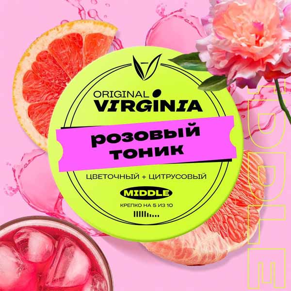 картинка Табак Original Virginia - Розовый Тоник 100 гр. от магазина BigSmoke