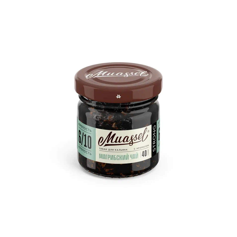 картинка Табак Muassel 6/10 - Магрибский Чай 40гр. от магазина BigSmoke
