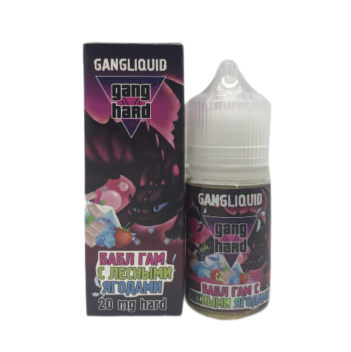 картинка Жидкость GANG HARD 30ml 2% - Бабл гам с Лесными ягодами от магазина BigSmoke