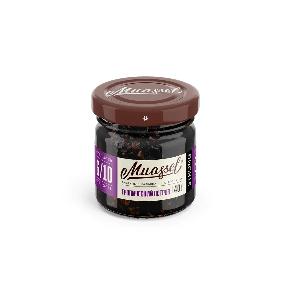 картинка Табак Muassel 6/10 - Тропический Остров 40гр. от магазина BigSmoke