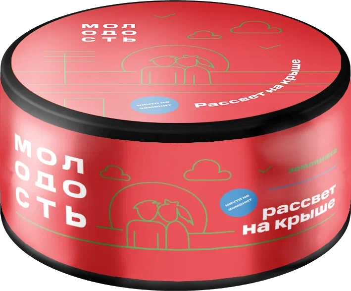 картинка Табак Молодость - Рассвет на Крыше (Земляника) 100 гр. от магазина BigSmoke