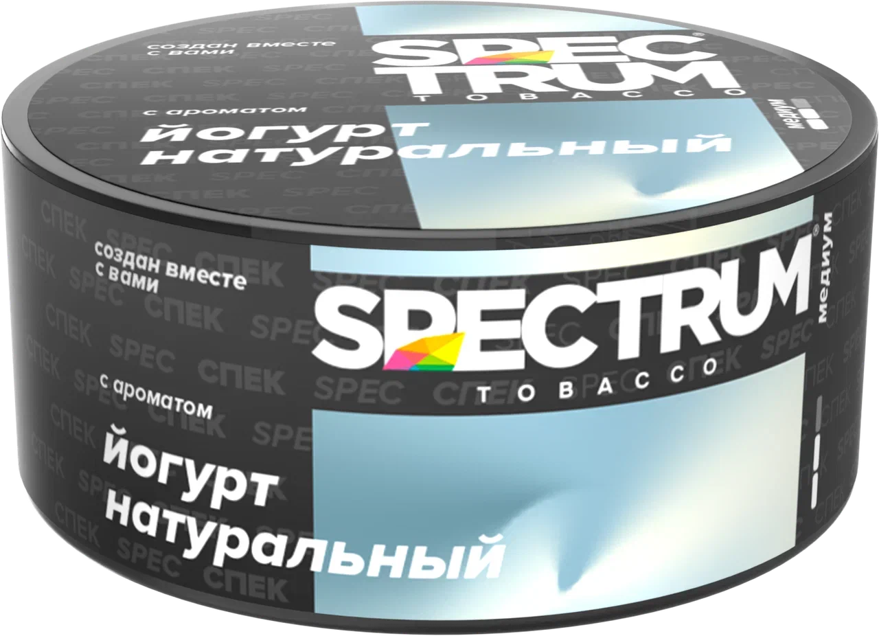 картинка Табак Spectrum Medium - Йогурт Натуральный 25 гр. от магазина BigSmoke