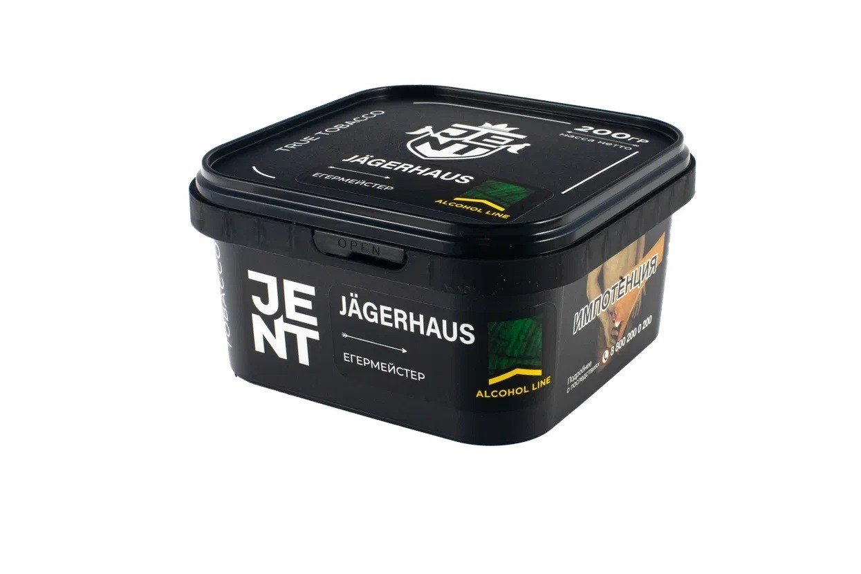 картинка Табак Jent - Jagerhaus (Егермейстер) 200 гр. от магазина BigSmoke