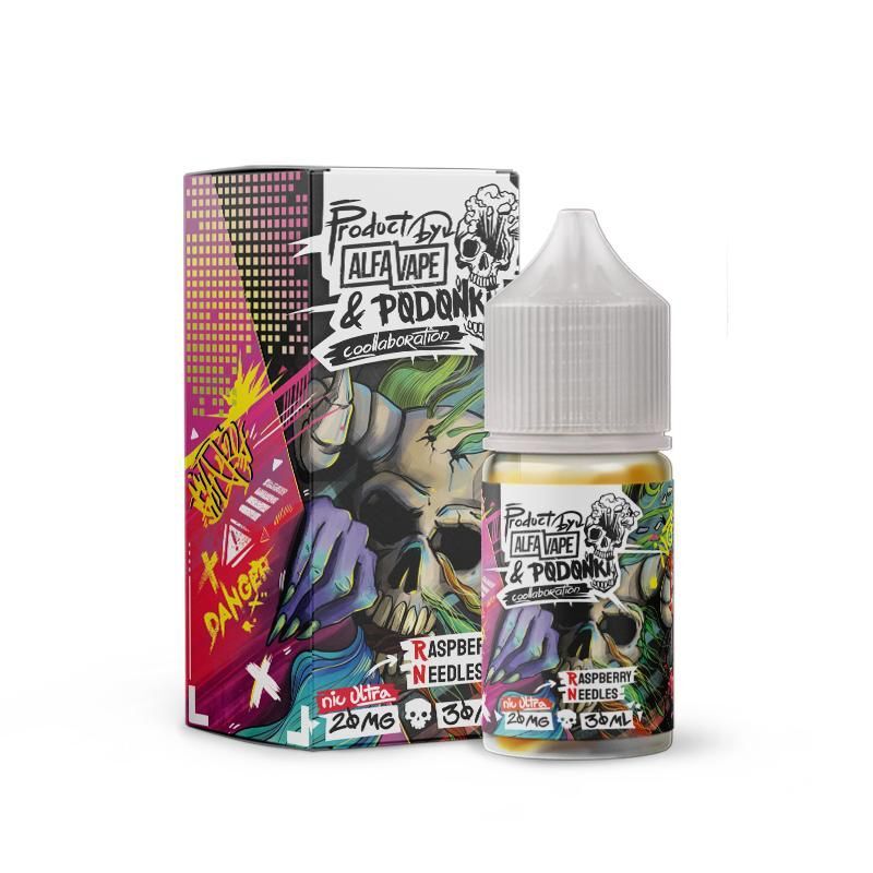 картинка Alfavape X Podonki - Raspberry Needles от магазина BigSmoke