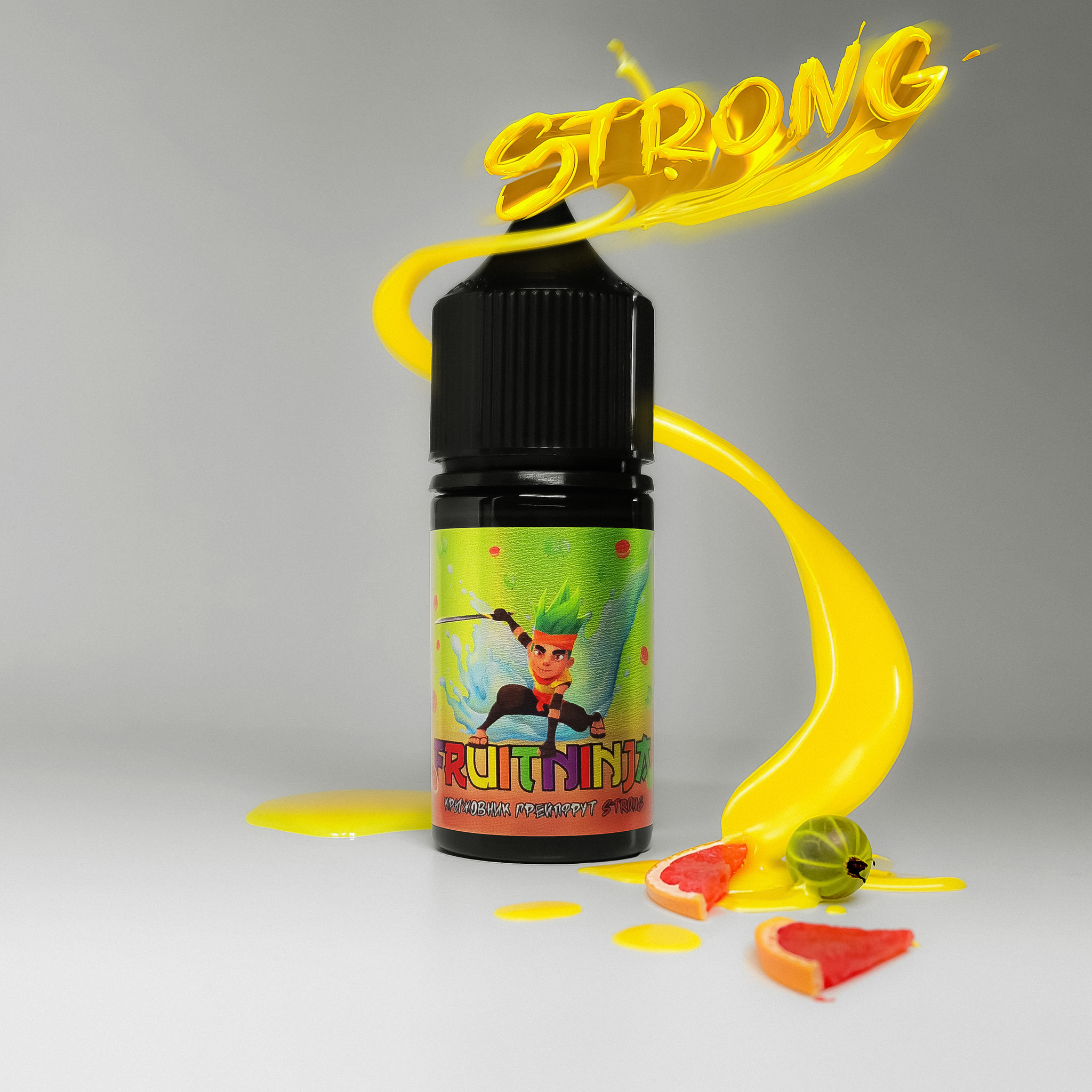 картинка Жидкость Fruit Ninja Strong - Крыжовник Грейпфрут от магазина BigSmoke