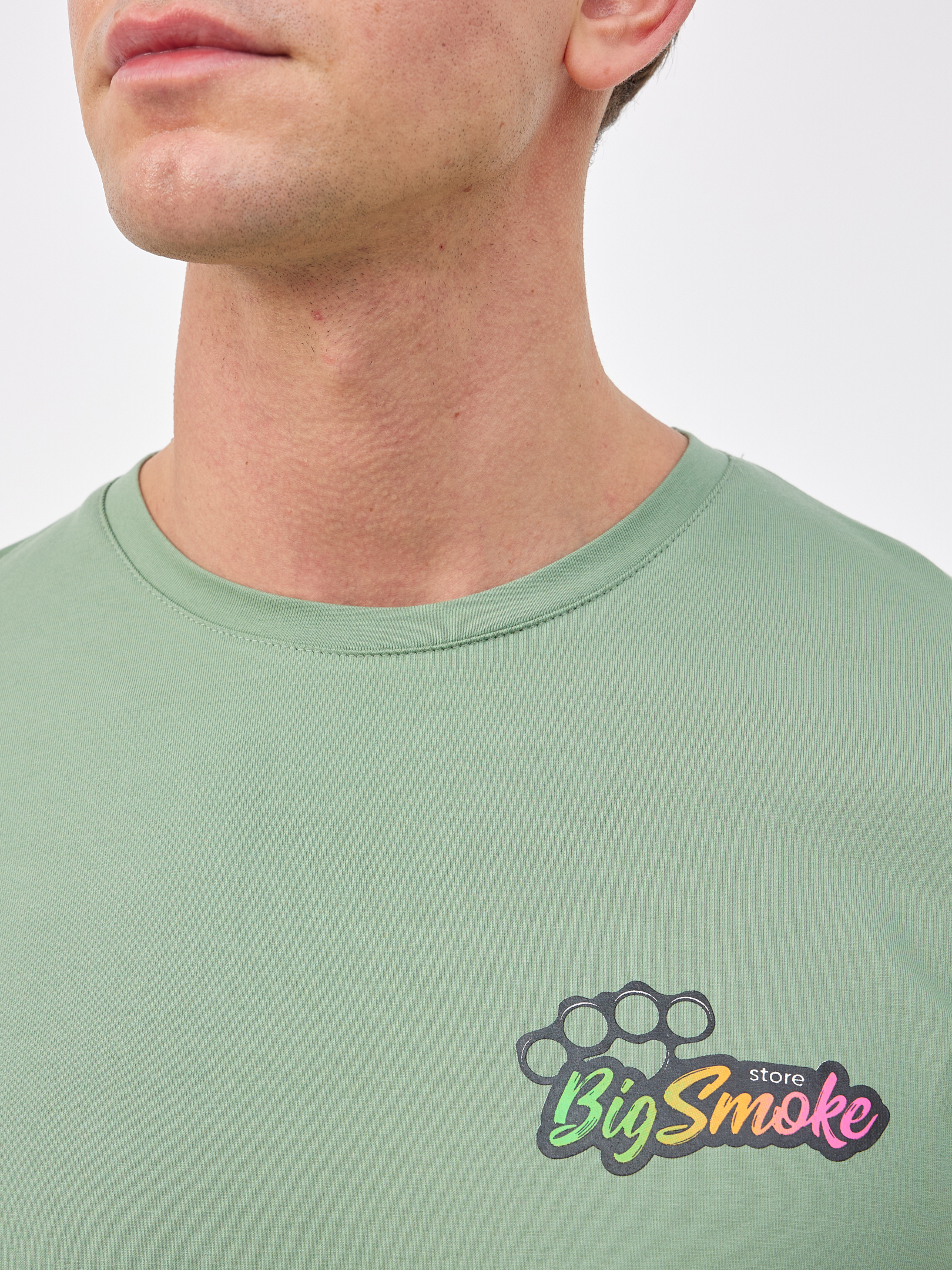 картинка Футболка "Член Банды" (S, M, L) зеленая от магазина BigSmoke